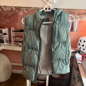Green Puffer Vest